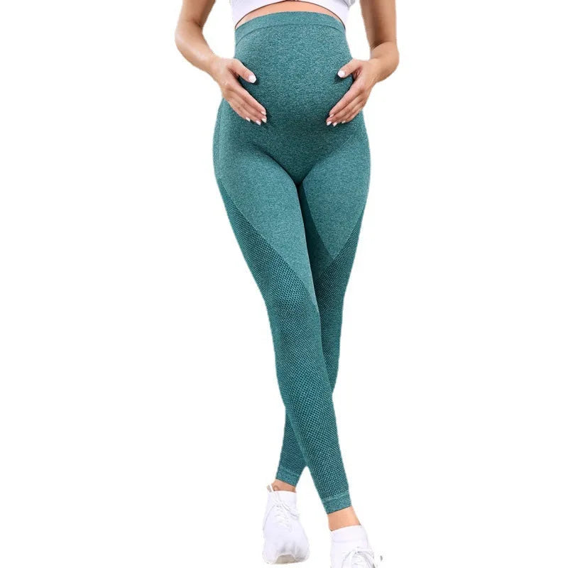 Over-the-Belly Maternity Yoga Leggings