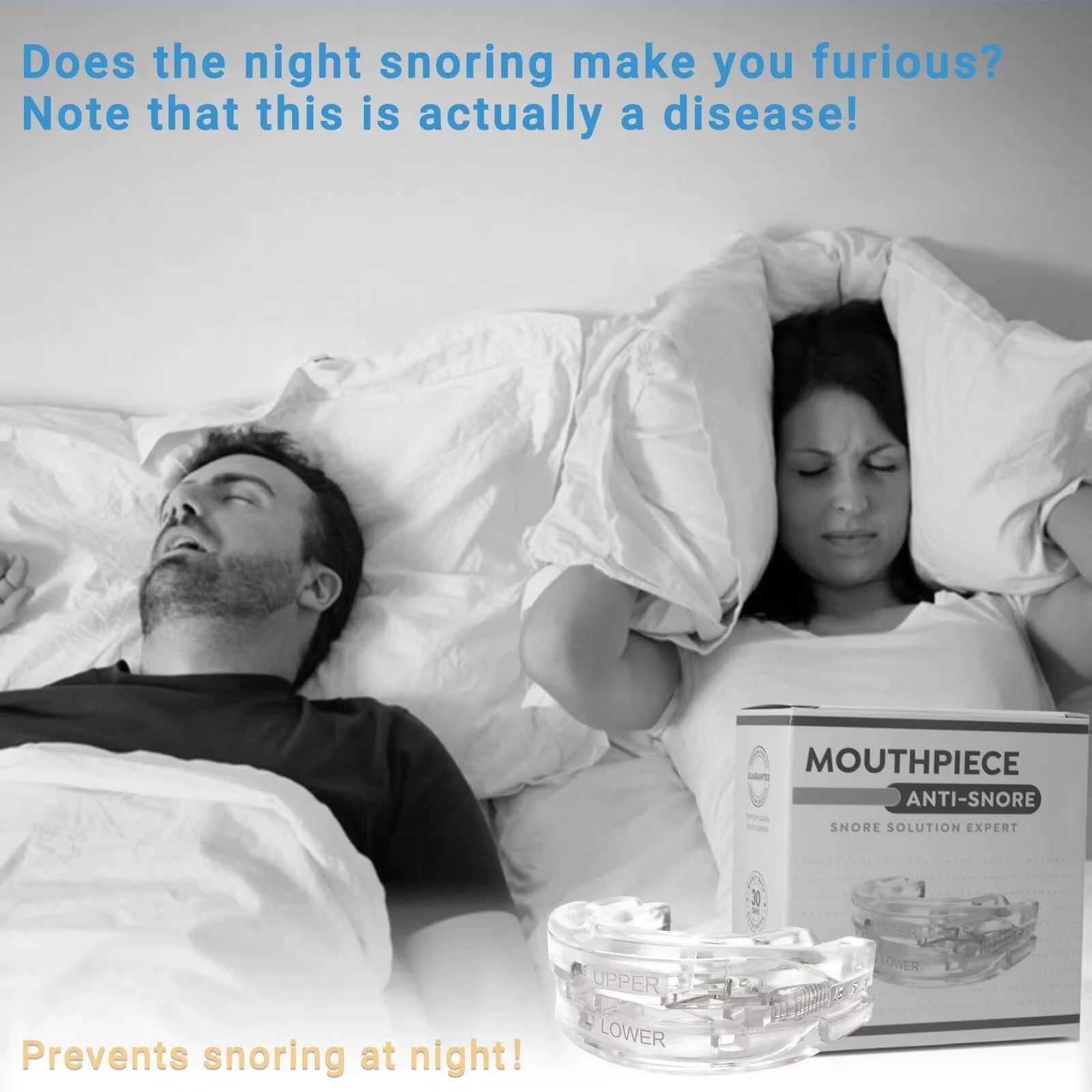Anti-Snoring Mouth Guard Adjustable 