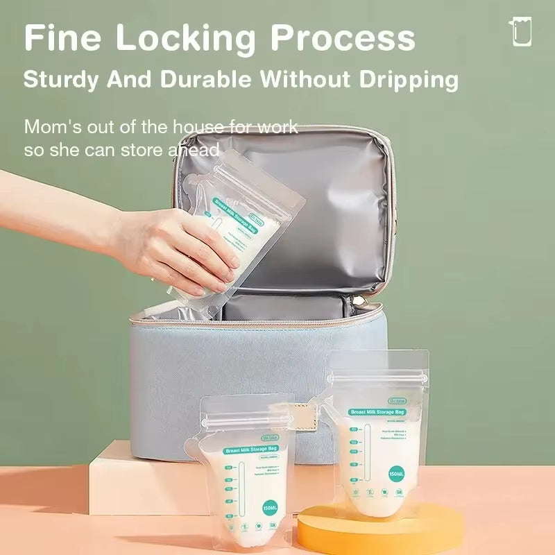 Breast Milk Storage Bags Leak Proof - Disposable BPA-Free 