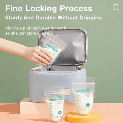 Breast Milk Storage Bags Leak Proof - Disposable BPA-Free 