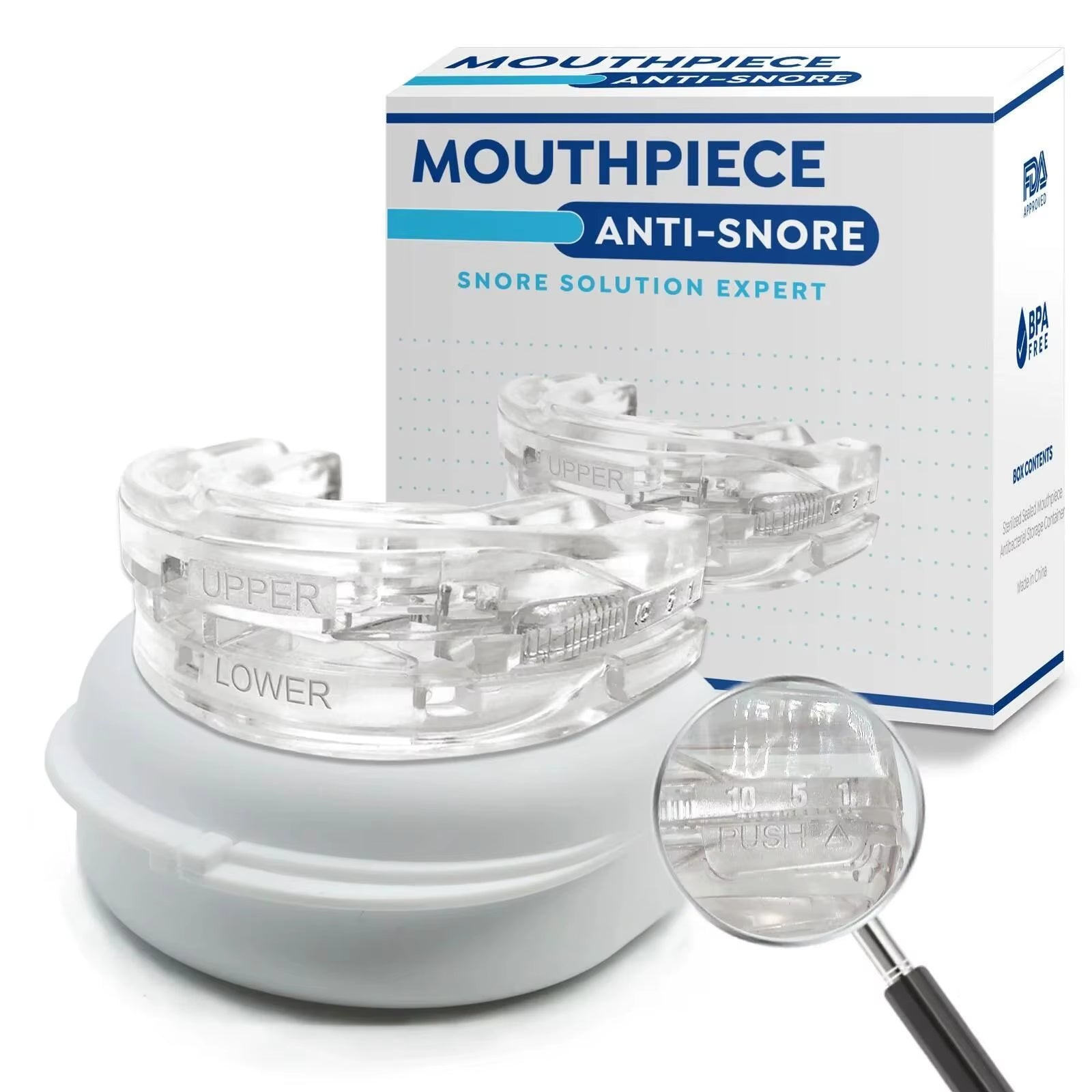 Anti-Snoring Mouth Guard Adjustable 