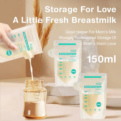 Leak Proof Baby Milk Storage Bags – 10/30/100pcs Disposable BPA-Free 