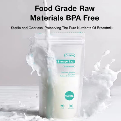 Leak Proof Baby Milk Storage Bags – 10/30/100pcs Disposable BPA-Free 