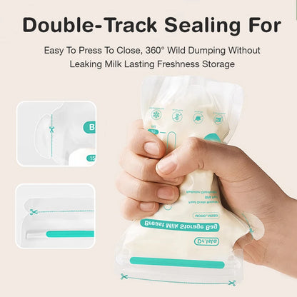 Leak Proof Baby Milk Storage Bags – 10/30/100pcs Disposable BPA-Free 