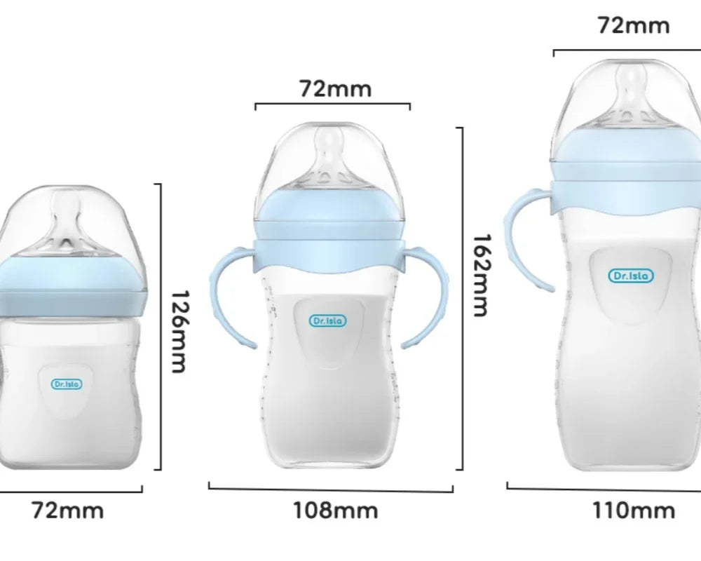 2025 New 150/240/330ML Anti-Choke Baby Bottle Newborn PP Bottles Anti-Flatulence Milk Feeding Bottles Infant BPA Free