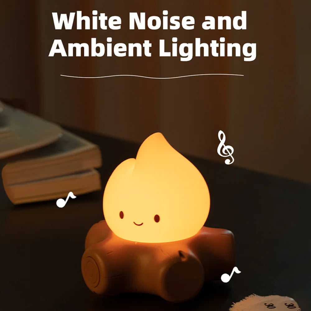 Creative Campfire Lamp with Soothing Sounds