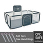 Multi-Activity Indoor Baby Playpen with Sports Set & Safety Barrier