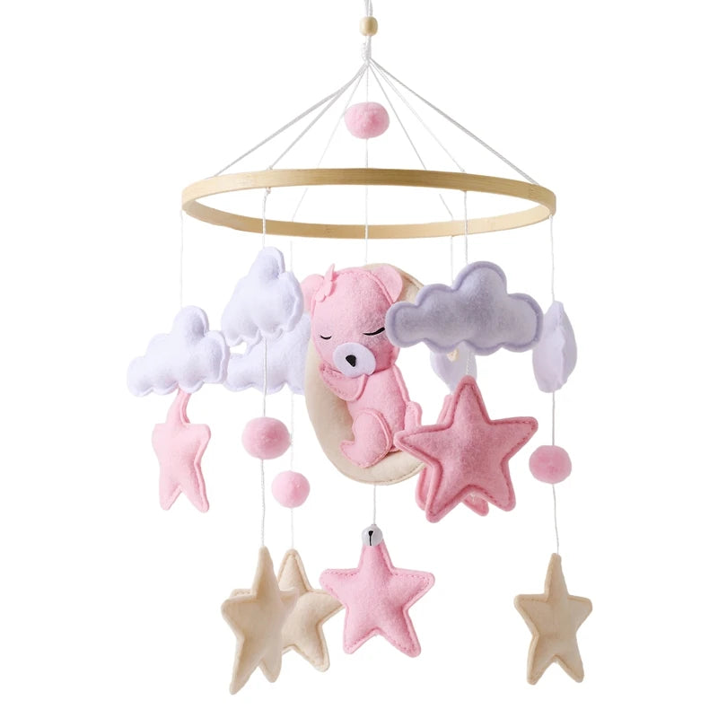 Soft Felt Cartoon Animal Baby Mobile