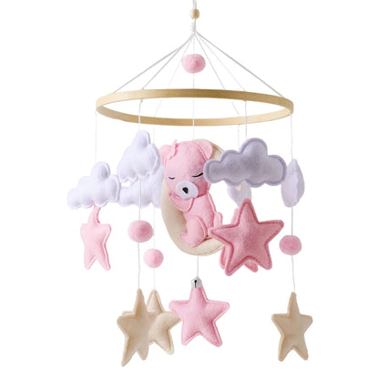 Soft Felt Cartoon Animal Baby Mobile