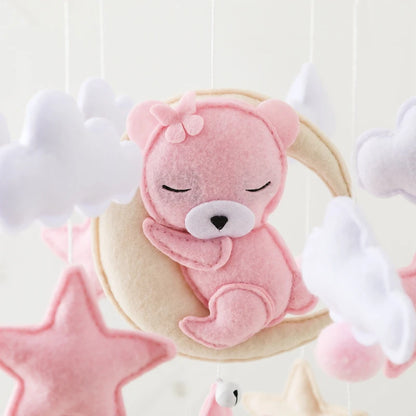 Soft Felt Cartoon Animal Baby Mobile