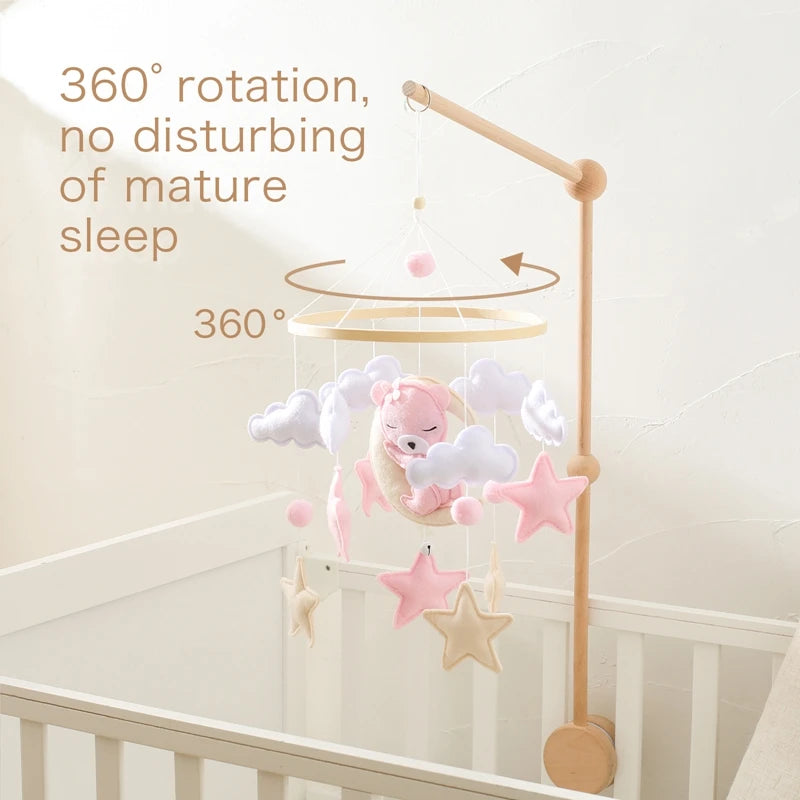 Soft Felt Cartoon Animal Baby Mobile