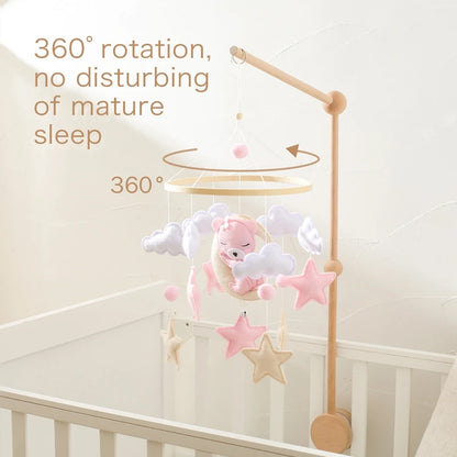 Soft Felt Cartoon Animal Baby Mobile