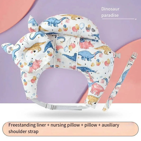 Nursing Pillow with Shoulder Strap Multifunction — Baby Feeding & Support Cushion