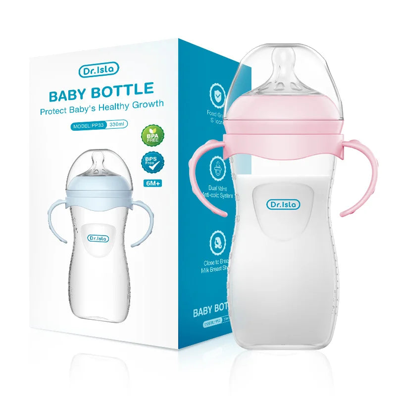 2025 New 150/240/330ML Anti-Choke Baby Bottle Newborn PP Bottles Anti-Flatulence Milk Feeding Bottles Infant BPA Free