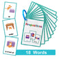 Flashcards Montessori Kids English Words Learning  Early Educational Cards