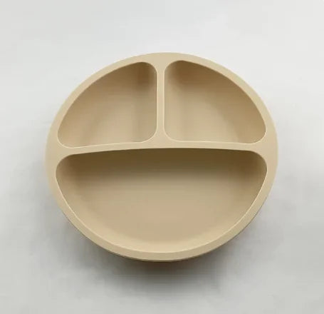 Soft Silicone Baby Feeding Plate | BPA-Free Suction Tableware for Infants