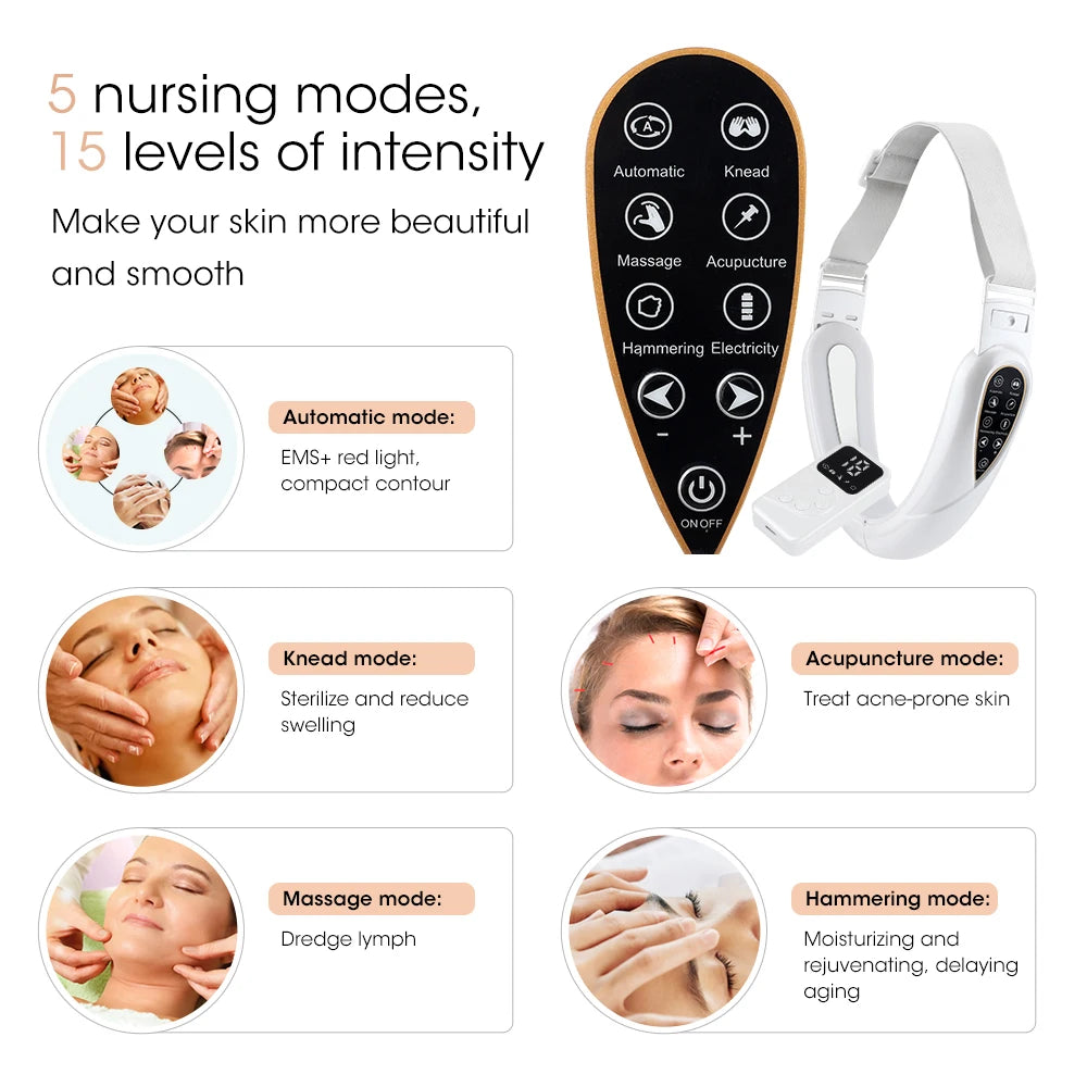 Electric Double Chin Removal & Facial Massager