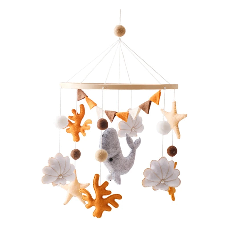 Soft Felt Cartoon Animal Baby Mobile