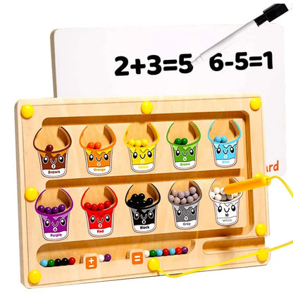 Magnetic Sorting Games Montessori Puzzle Toys Maze Board