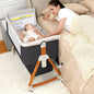 3-in-1 Baby Bassinet with Wheels – Bedside Sleeper & Crib