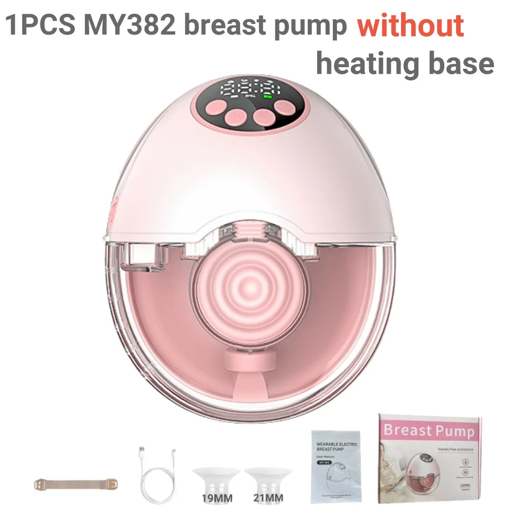 Wireless Breast Pump Electric Wearable(with Heating & UV Sterilize Lid Optional)