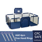 Multi-Activity Indoor Baby Playpen with Sports Set & Safety Barrier