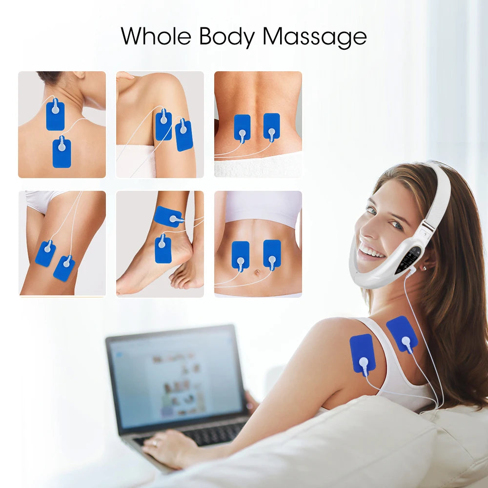 Electric Double Chin Removal & Facial Massager