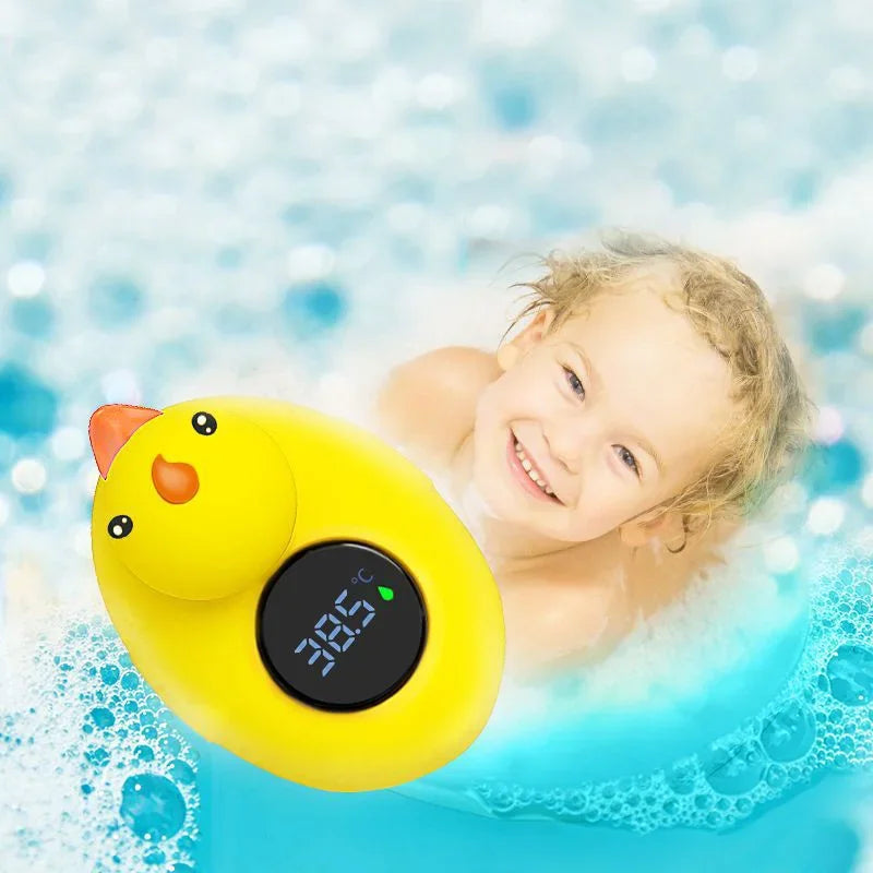Smart Floating Duck Baby Bath Thermometer Automatic Sensor