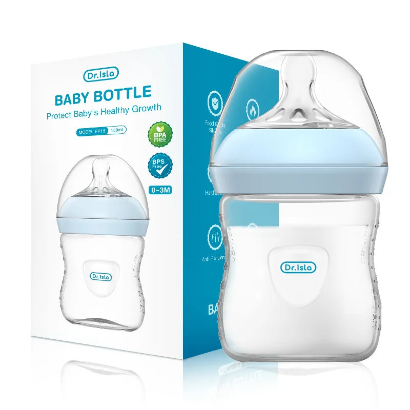 2025 New 150/240/330ML Anti-Choke Baby Bottle Newborn PP Bottles Anti-Flatulence Milk Feeding Bottles Infant BPA Free
