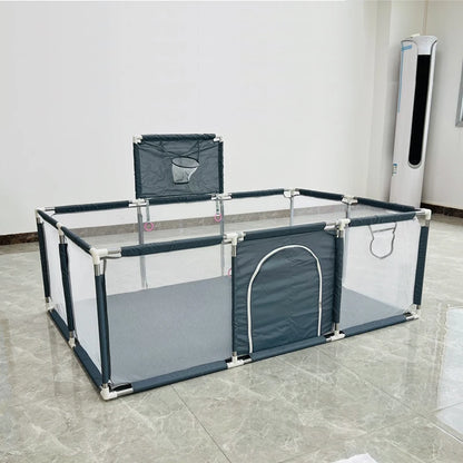 Multi-Activity Indoor Baby Playpen with Sports Set & Safety Barrier