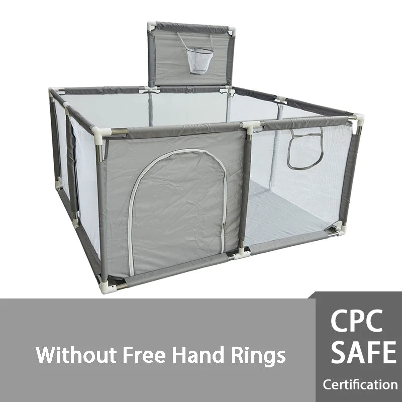 Multi-Activity Indoor Baby Playpen with Sports Set & Safety Barrier