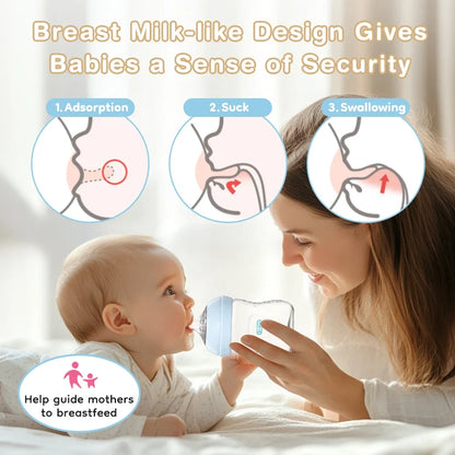 2025 New 150/240/330ML Anti-Choke Baby Bottle Newborn PP Bottles Anti-Flatulence Milk Feeding Bottles Infant BPA Free