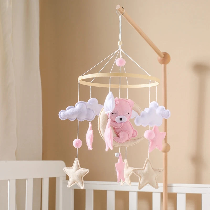 Soft Felt Cartoon Animal Baby Mobile