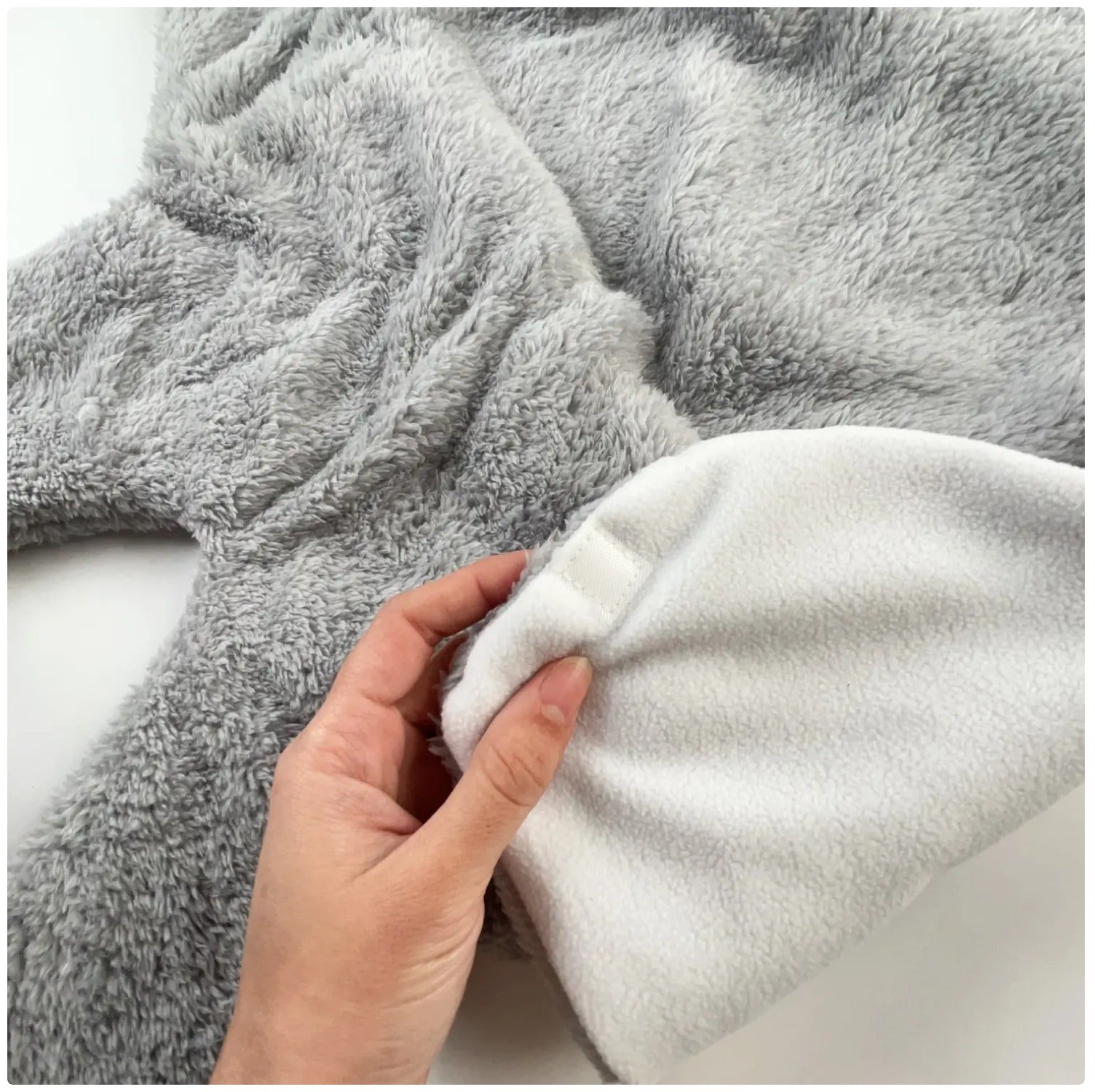 Infant Plush Bear-Hood Cozy Wrap 