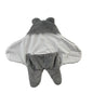 Infant Plush Bear-Hood Cozy Wrap 
